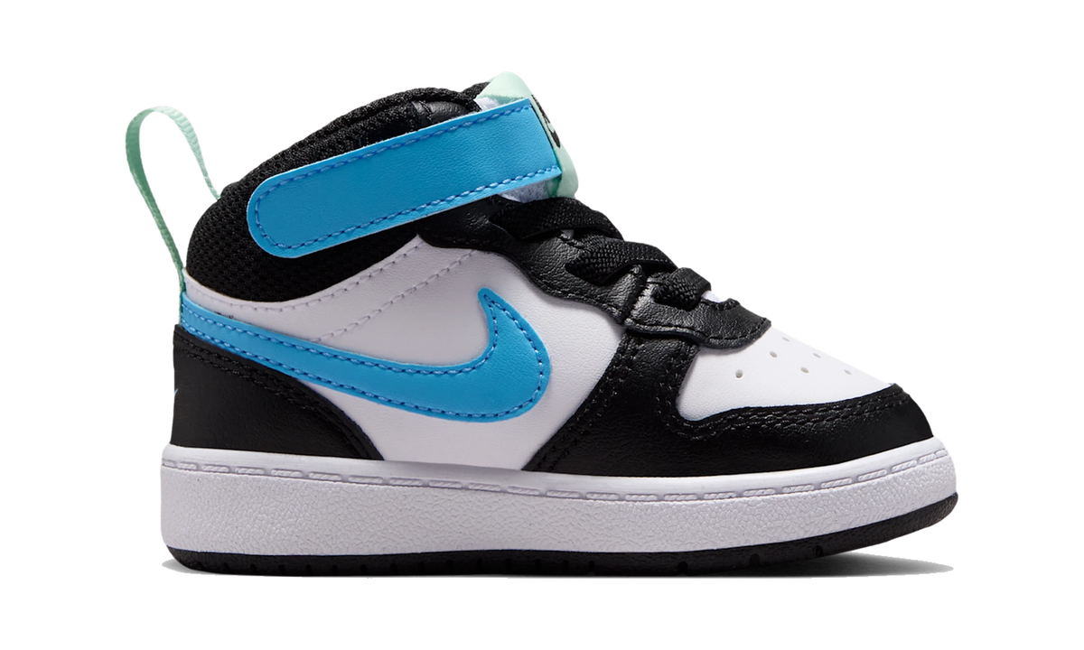 Nike Court Borough Mid 2 TD White Black Arctic Green