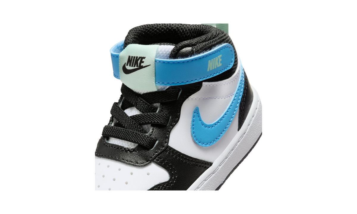 Nike Court Borough Mid 2 TD White Black Arctic Green