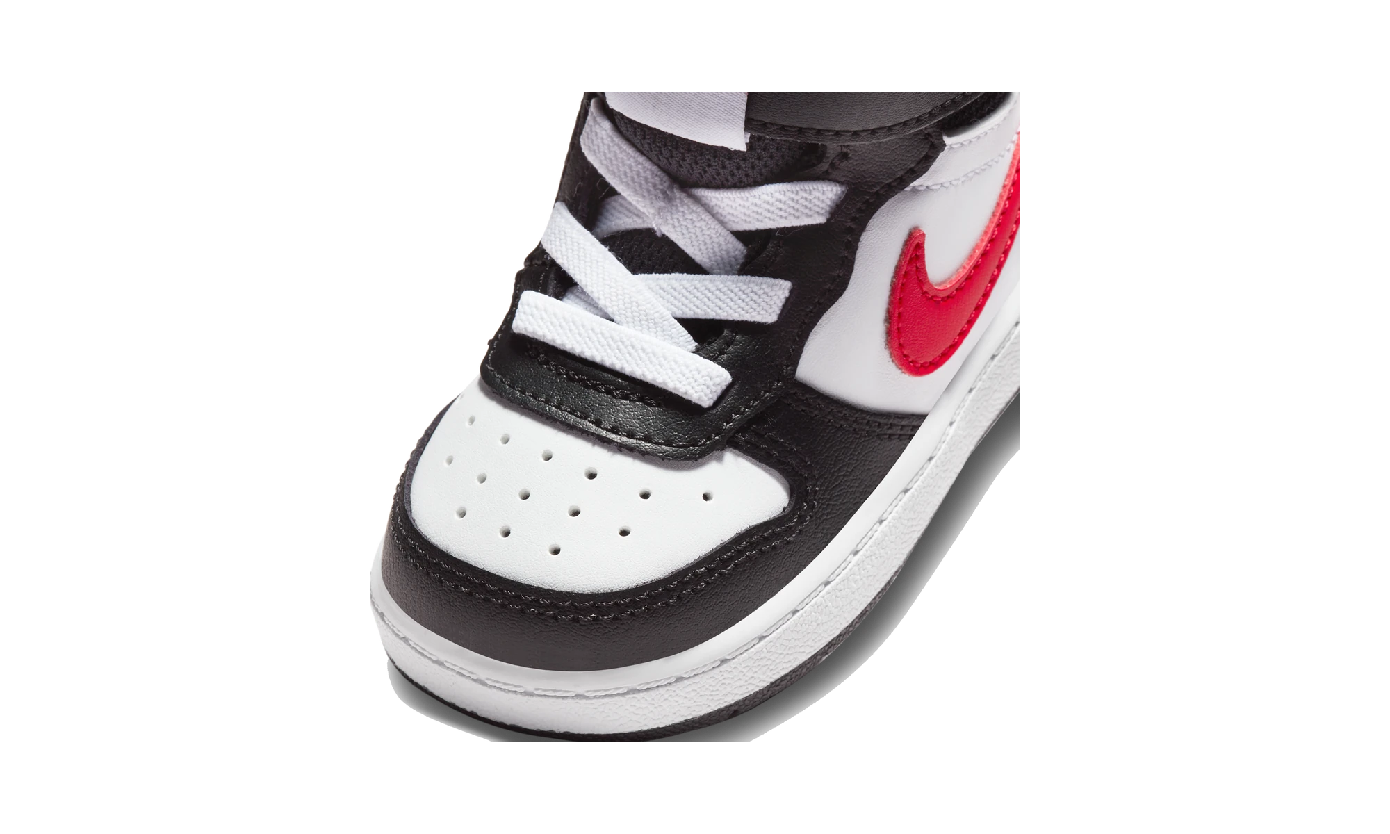 Nike Court Borough Mid 2 White Black University Red (TD)