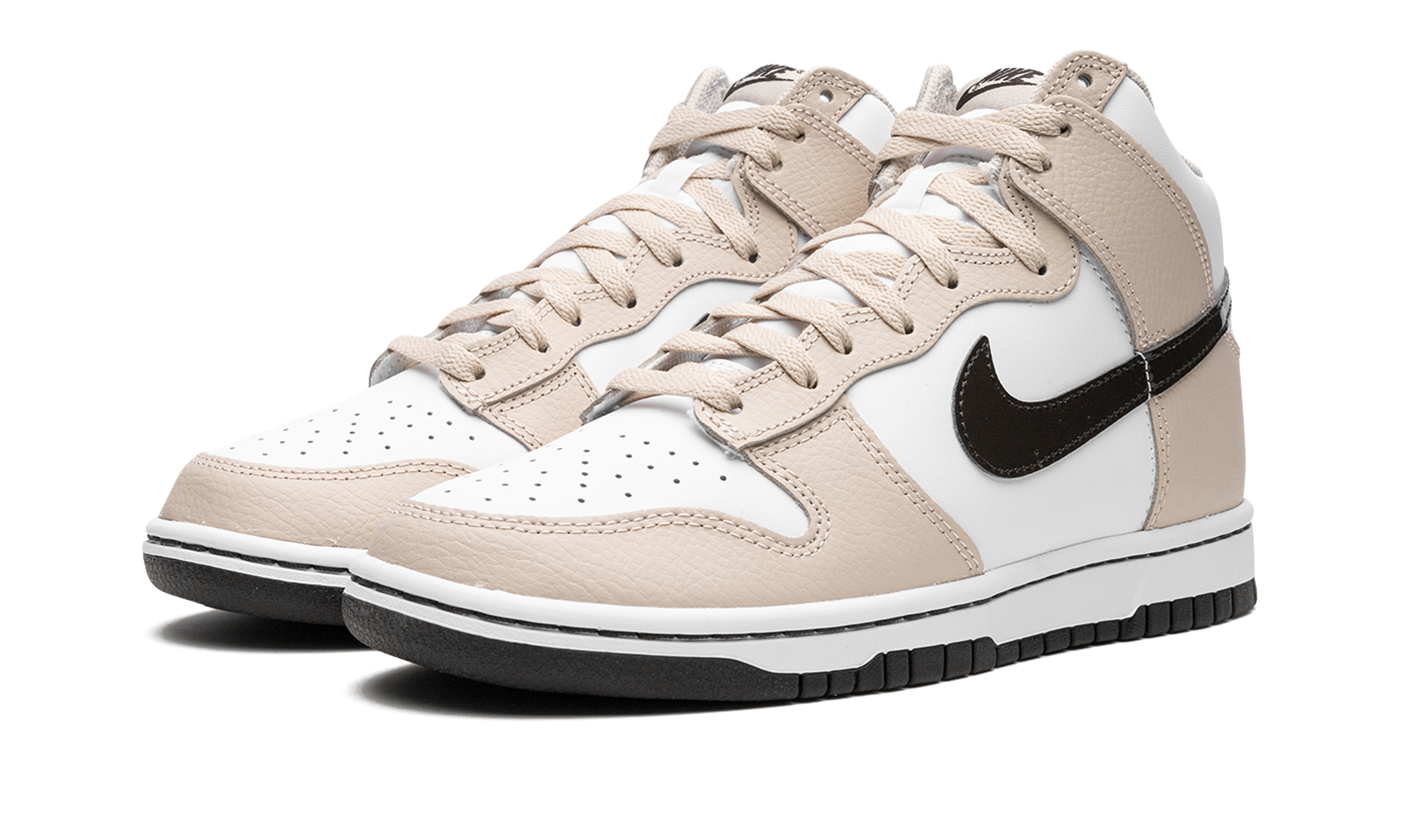 Nike Dunk High White Sanddrift Brown