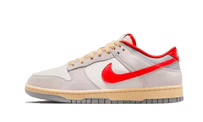 Nike Dunk Low Athletic Department Picante Red, Sail/Photon Dust/Light Smoke Grey/Picante Red (FJ5429-133)