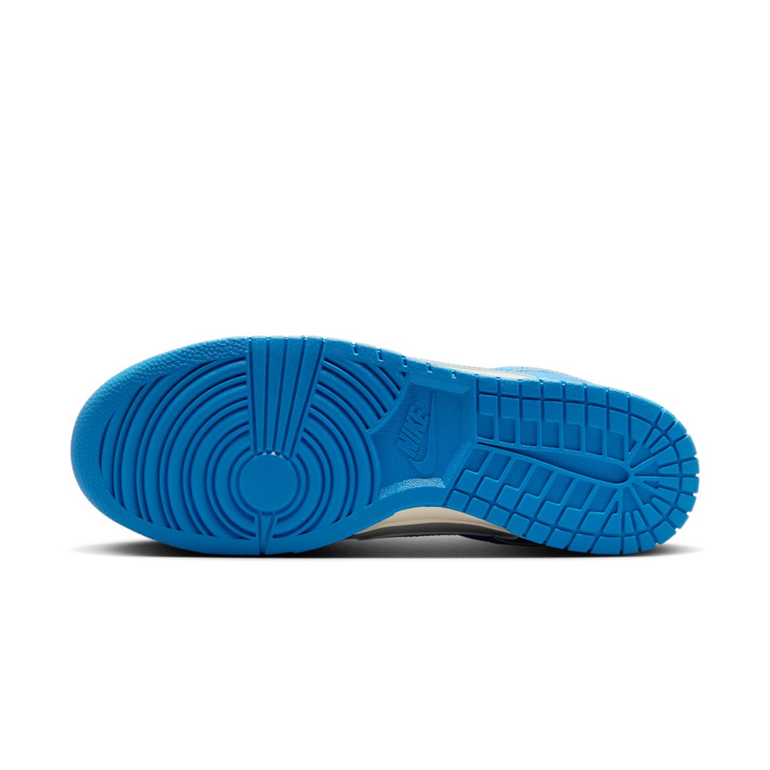 Nike Dunk Low Detroit Lions, Light Silver/Light Photo Blue/Sail (HF5441-002)