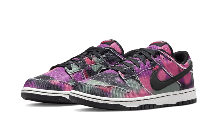 Nike Dunk Low Graffiti Pink, Black/Summit White/Red Orbit/Black (DM0108-002)