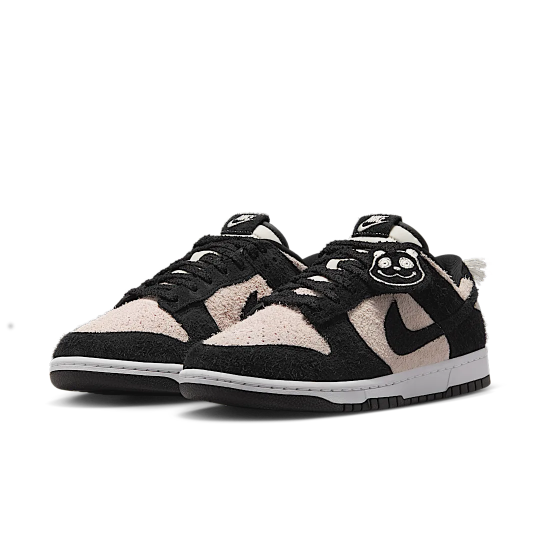 Nike Dunk Low Retro SE Panda-Monium White Black Suede, White/Black/Black (IB2990-100)