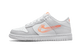 Nike Dunk Low SE 3D Swoosh Pure Platinum Total Orange