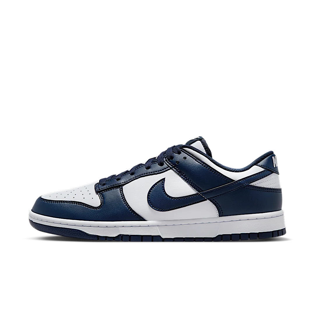 Nike Dunk Low White Midnight Navy, White/Midnight Navy-White (HF5441-107)