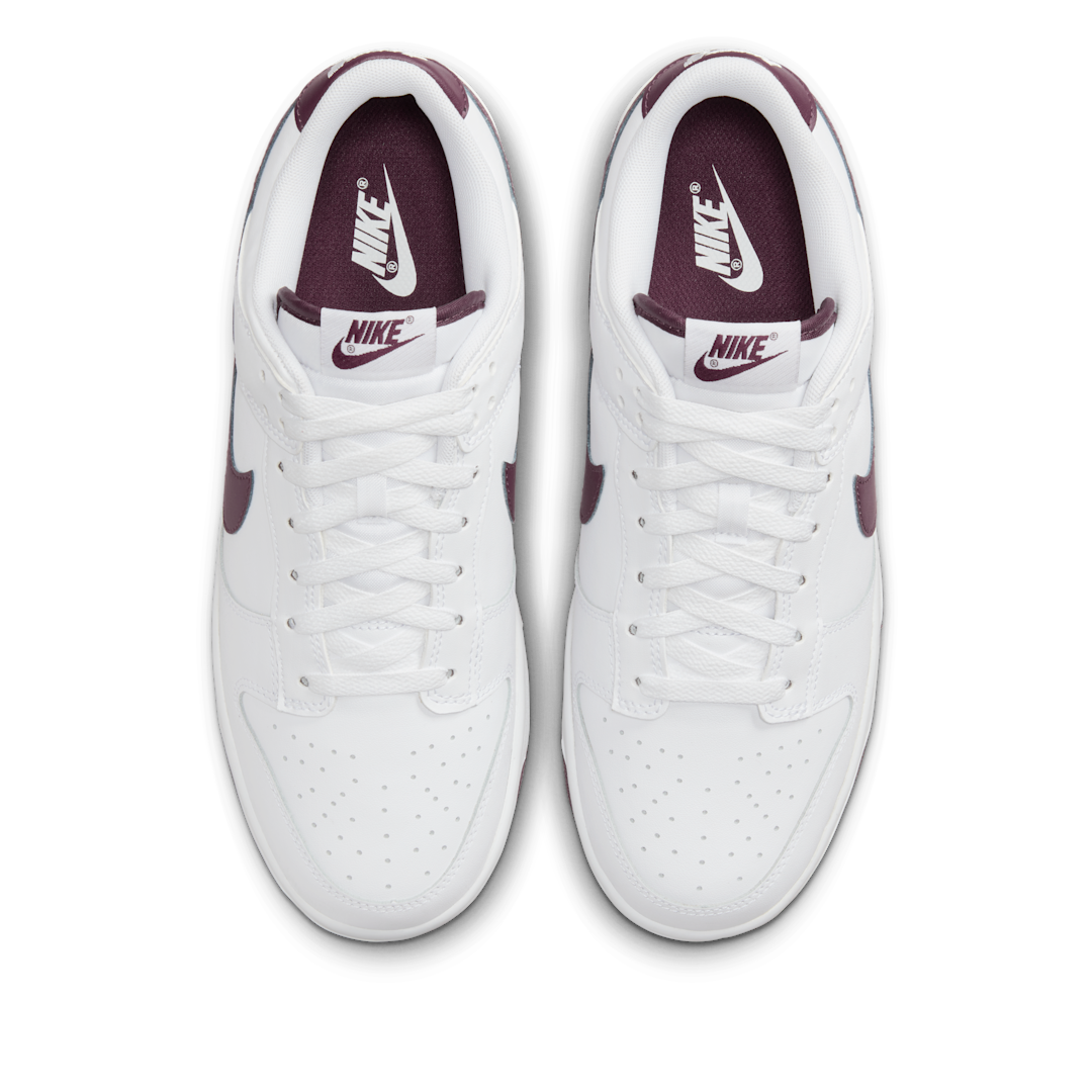 Nike Dunk Low White Night Maroon