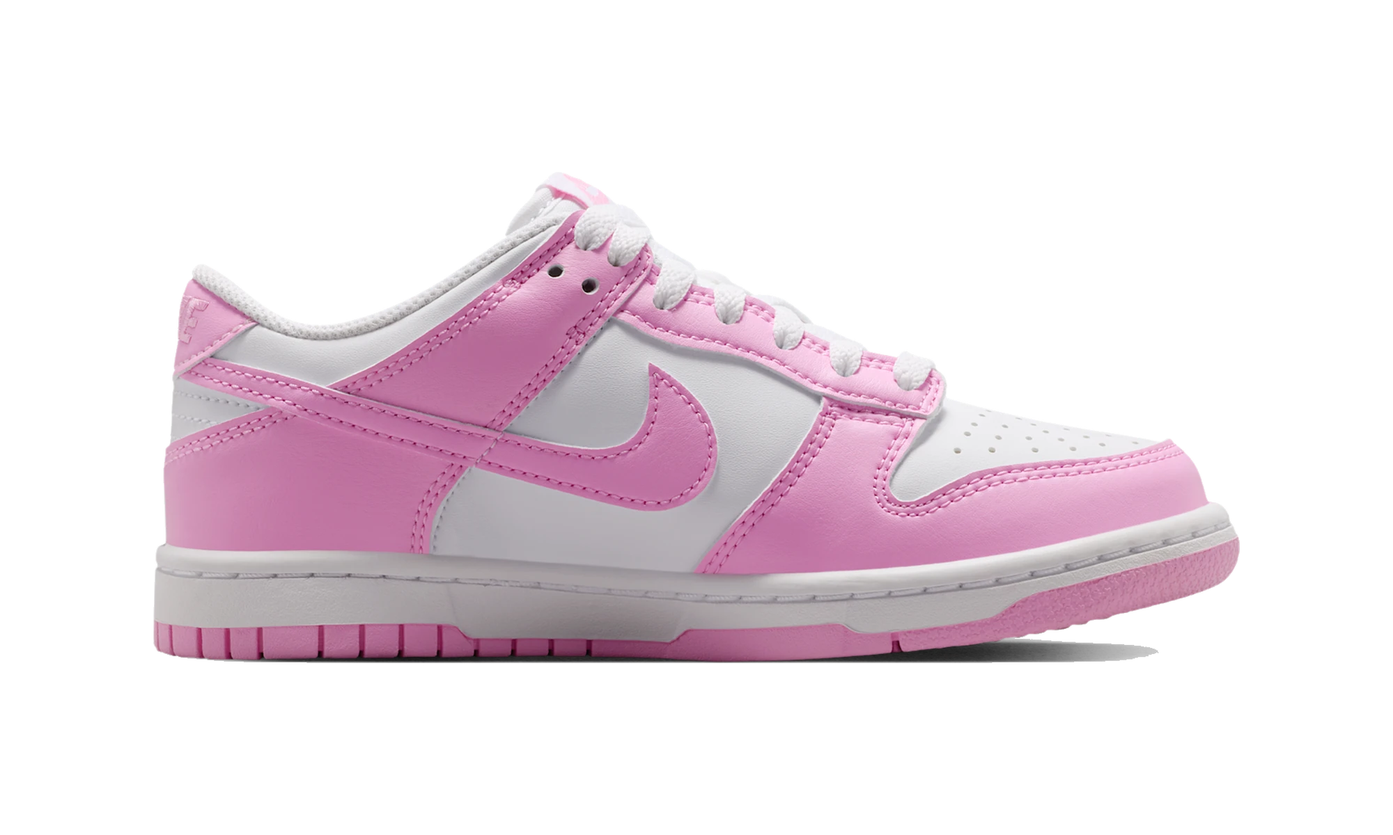 Nike Dunk Low White Pink Rise