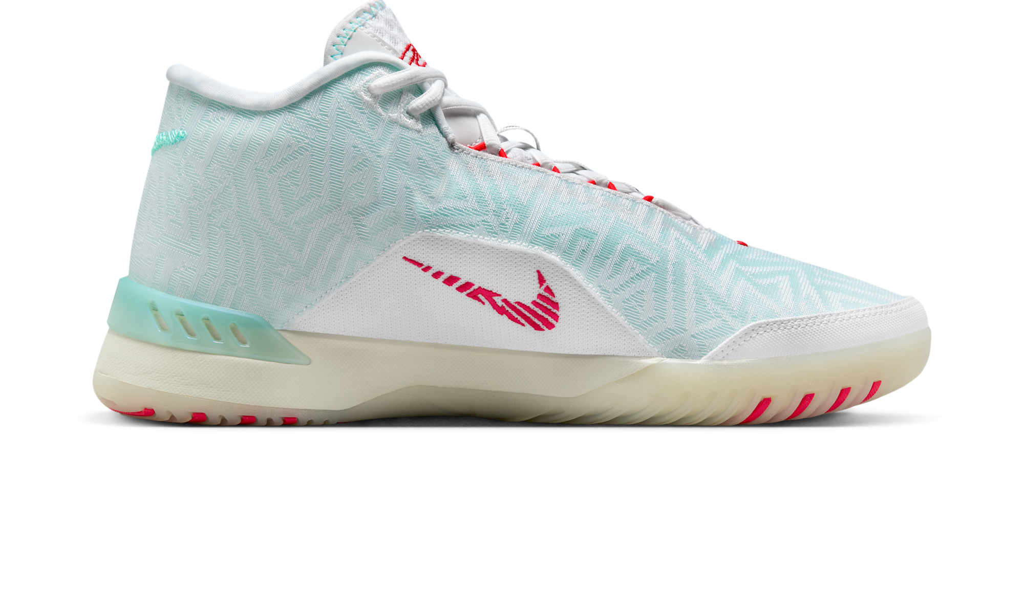Nike LeBron NXXT Genisus White Aurora Green Siren Red Aegean Storm