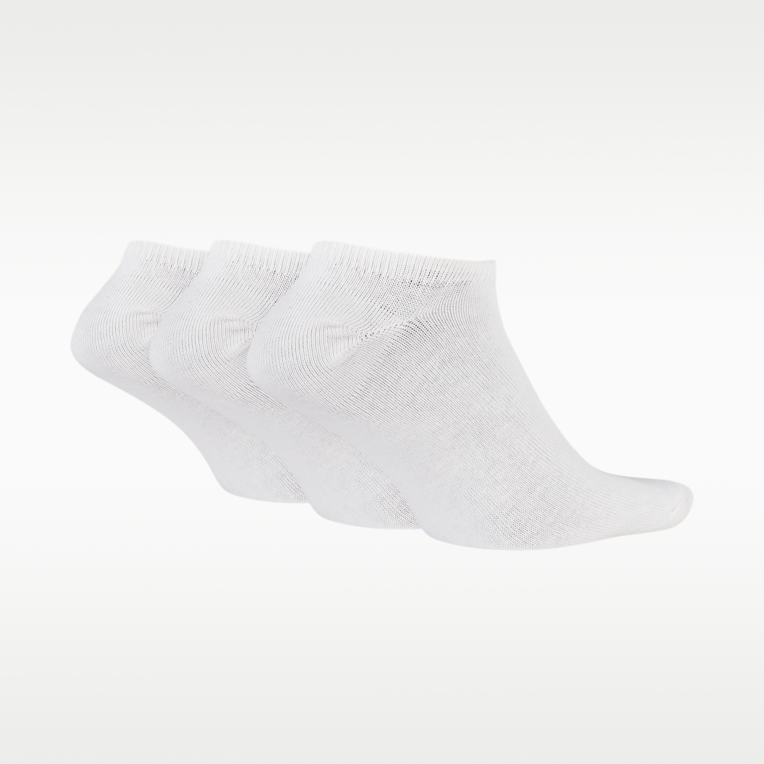 Nike Lightweight Training No-Show Socks (3 Pairs) White/Black