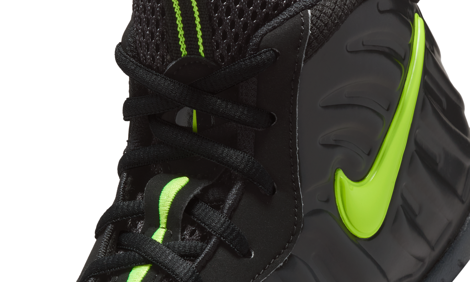 Nike Little Posite Pro Black Voltage Yellow