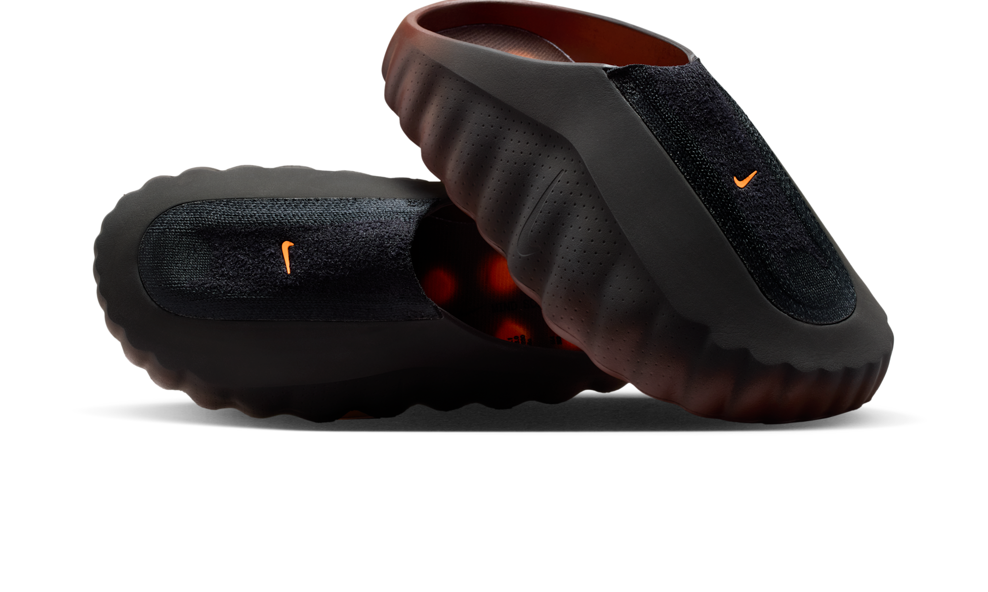 Nike Mind 001 Flyknit Slide Bronze Eclipse Total Orange