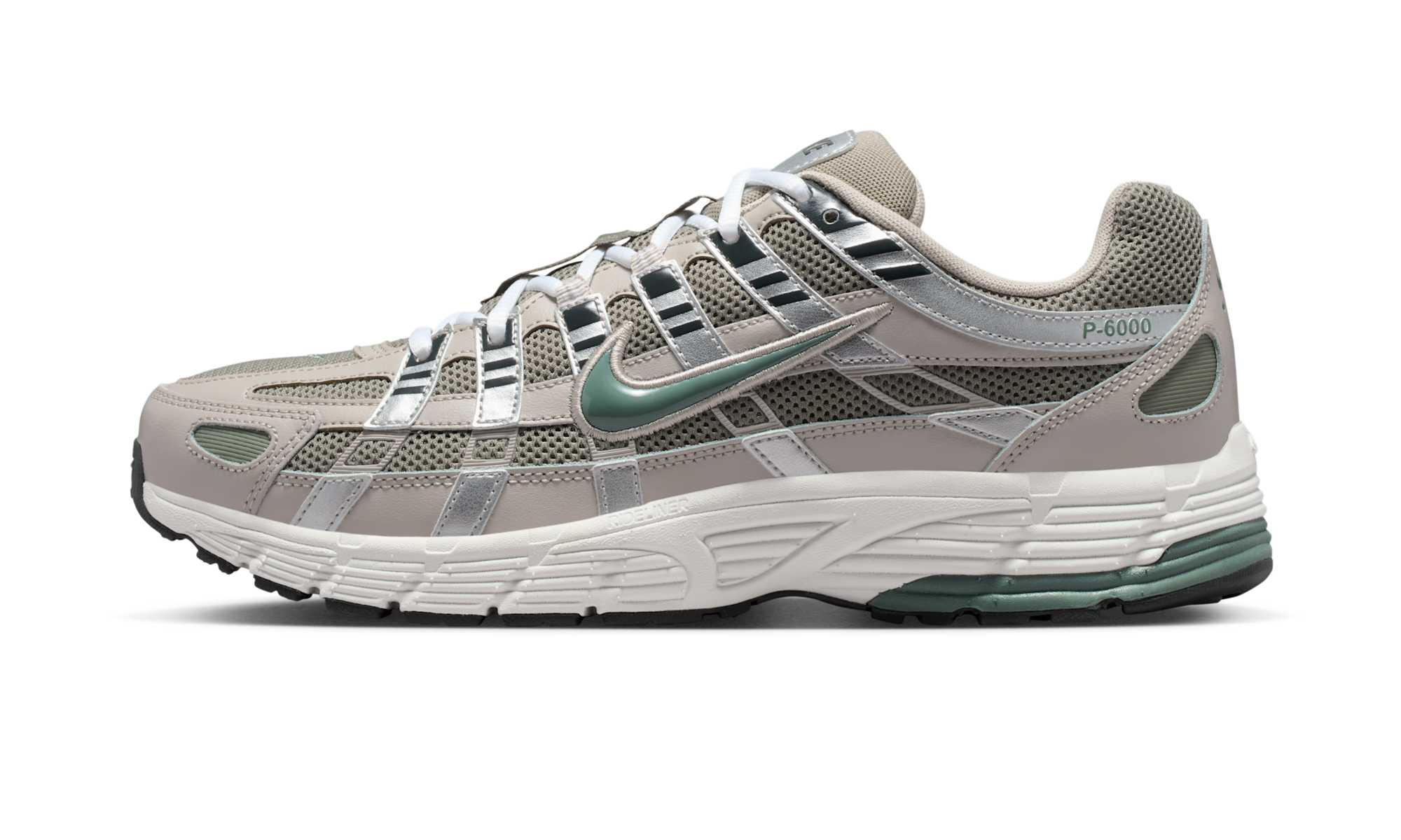 Nike P-6000 Cream Silver Clay Green