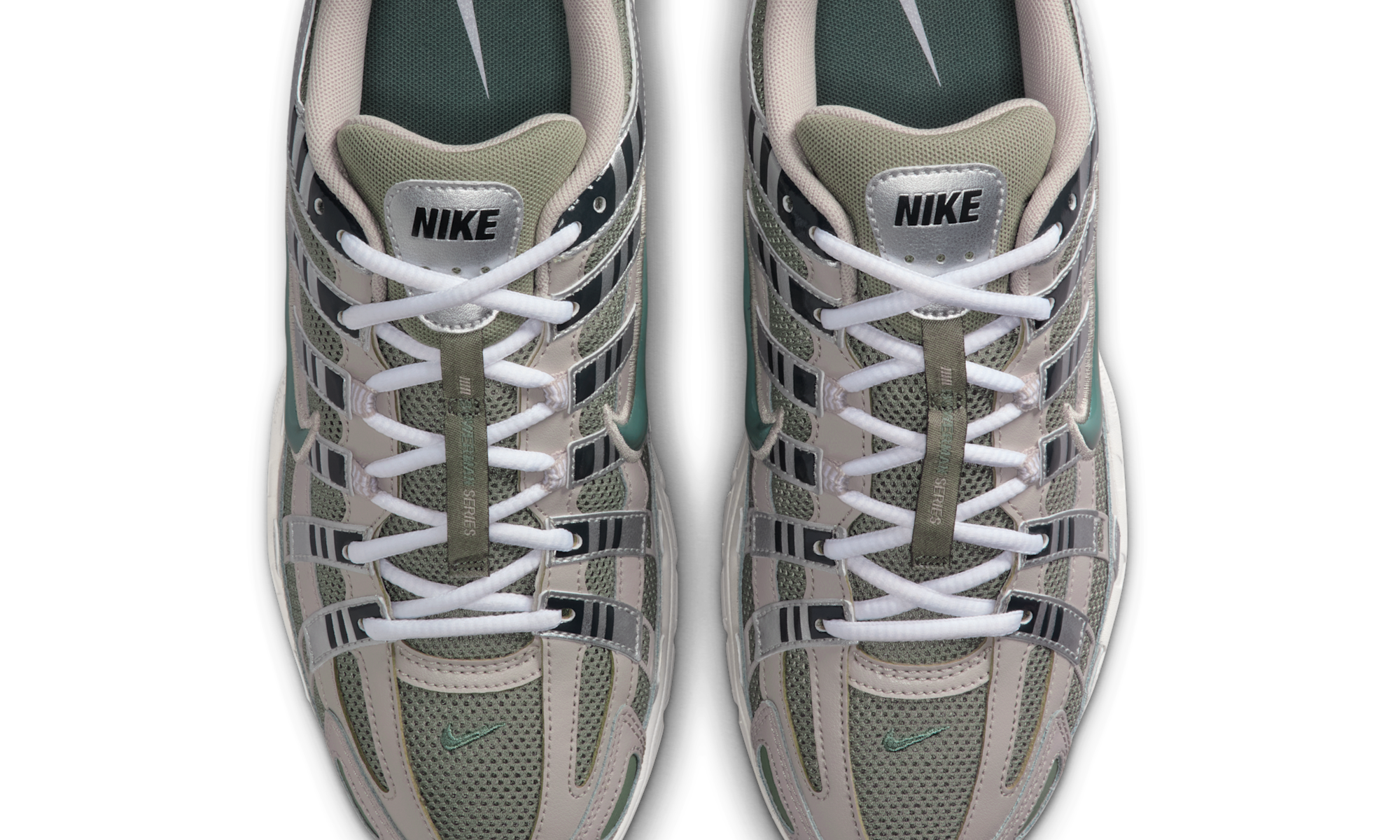 Nike P-6000 Cream Silver Clay Green