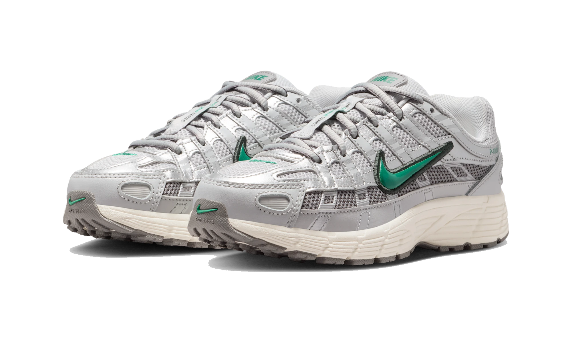 Nike P-6000 Grey Fog Silver Malachite
