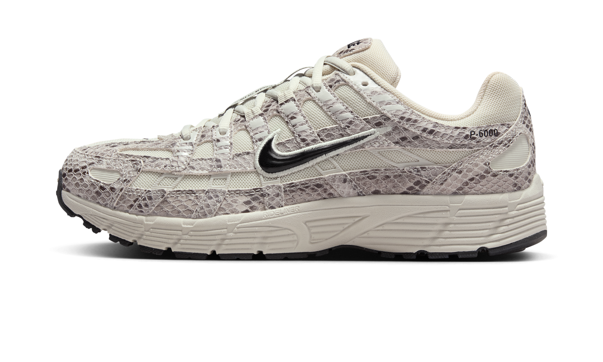 Nike P-6000 SE Snakeskin Light Bone Black