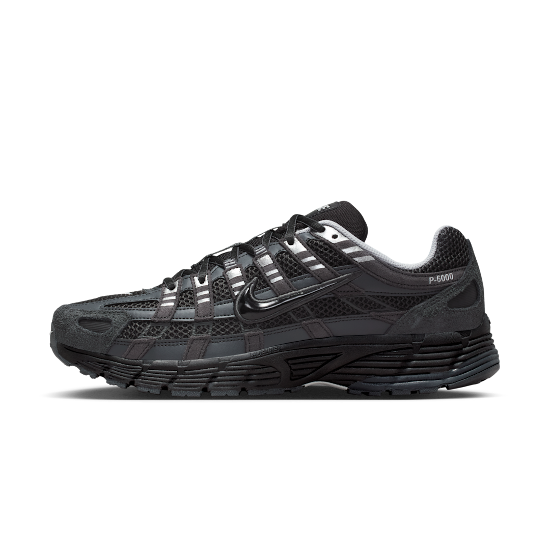 Nike P-6000 Suede Anthracite Metallic Silver
