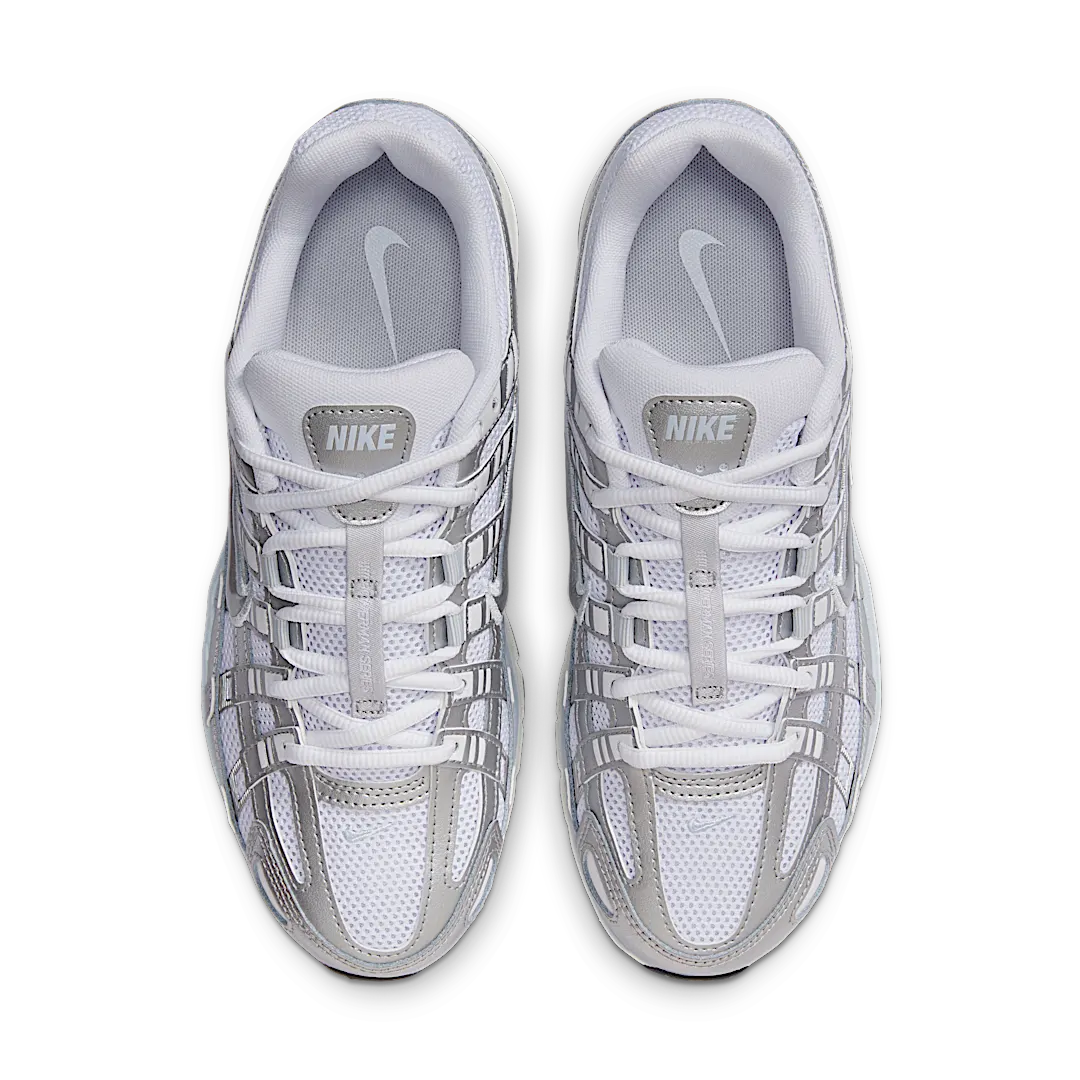 Nike P-6000 White Blue Tint Sail Metallic Silver, White/Blue Tint/Sail/Metallic Silver (BV1021-106)