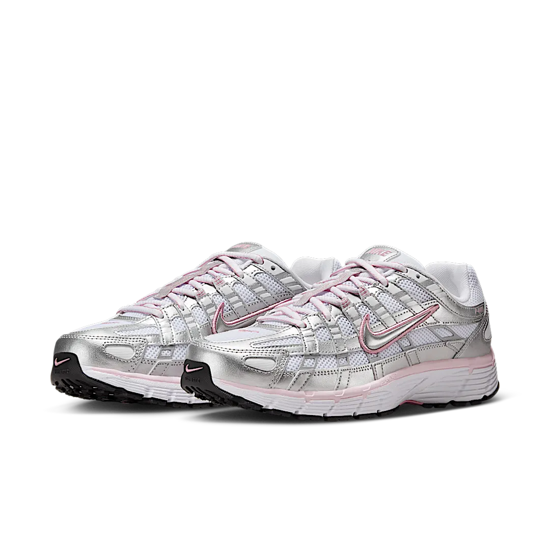 Nike P-6000 White Elemental Pink, White/Elemental Pink/Black/Metallic Silver (BV1021-108)