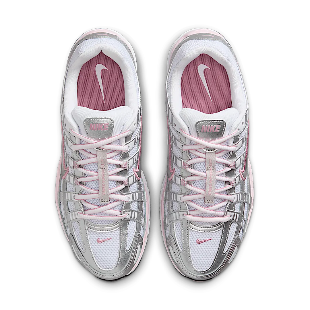 Nike P-6000 White Elemental Pink, White/Elemental Pink/Black/Metallic Silver (BV1021-108)