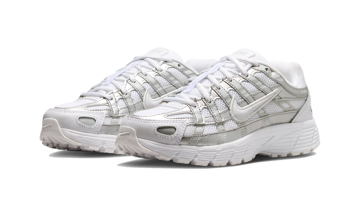 Nike P-6000 White Silver