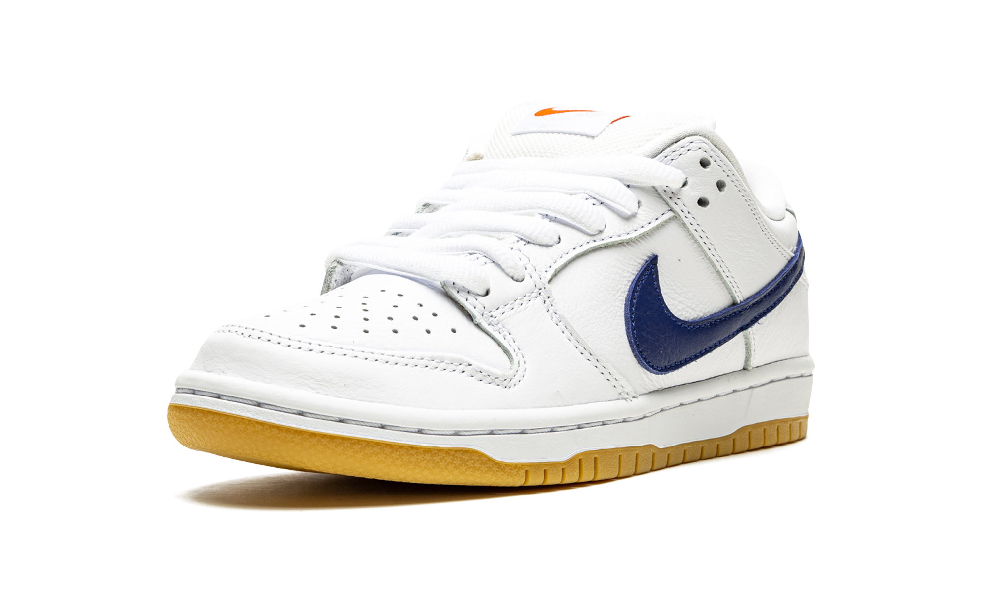 Nike SB Dunk Low Orange Label White Navy