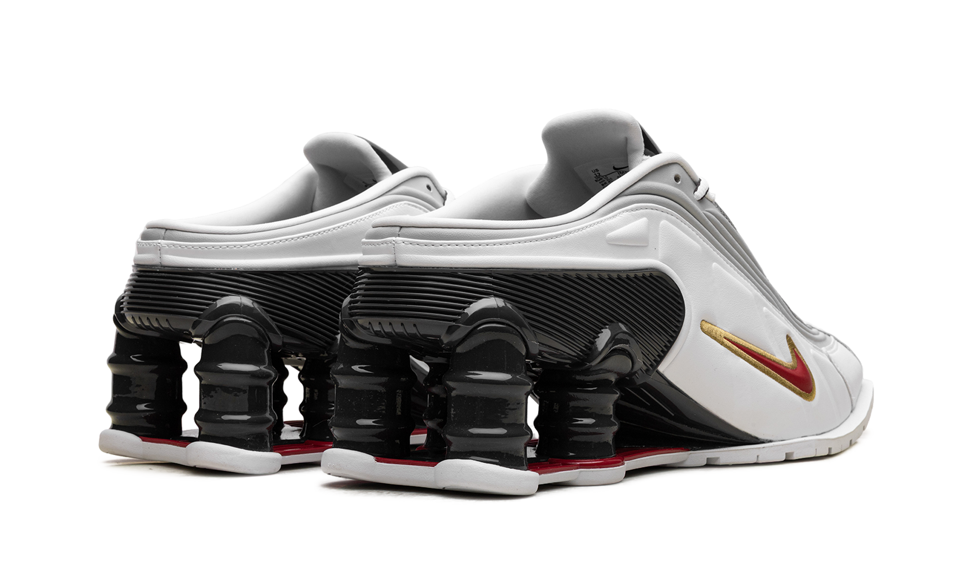 Nike Shox MR4 Mule Martine Rose Metallic Platinum Varsity Red