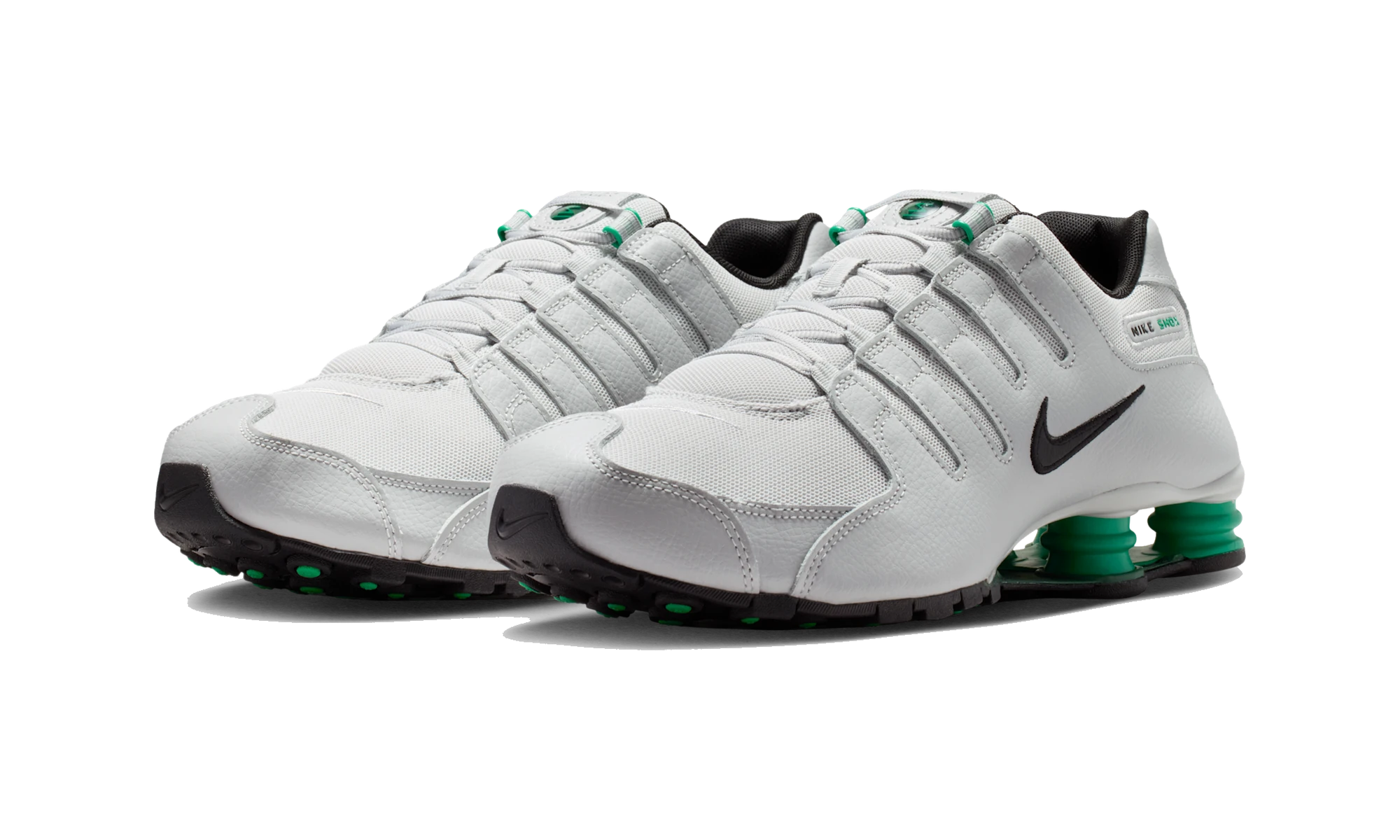Nike Shox NZ Grey Fog Stadium Green Black