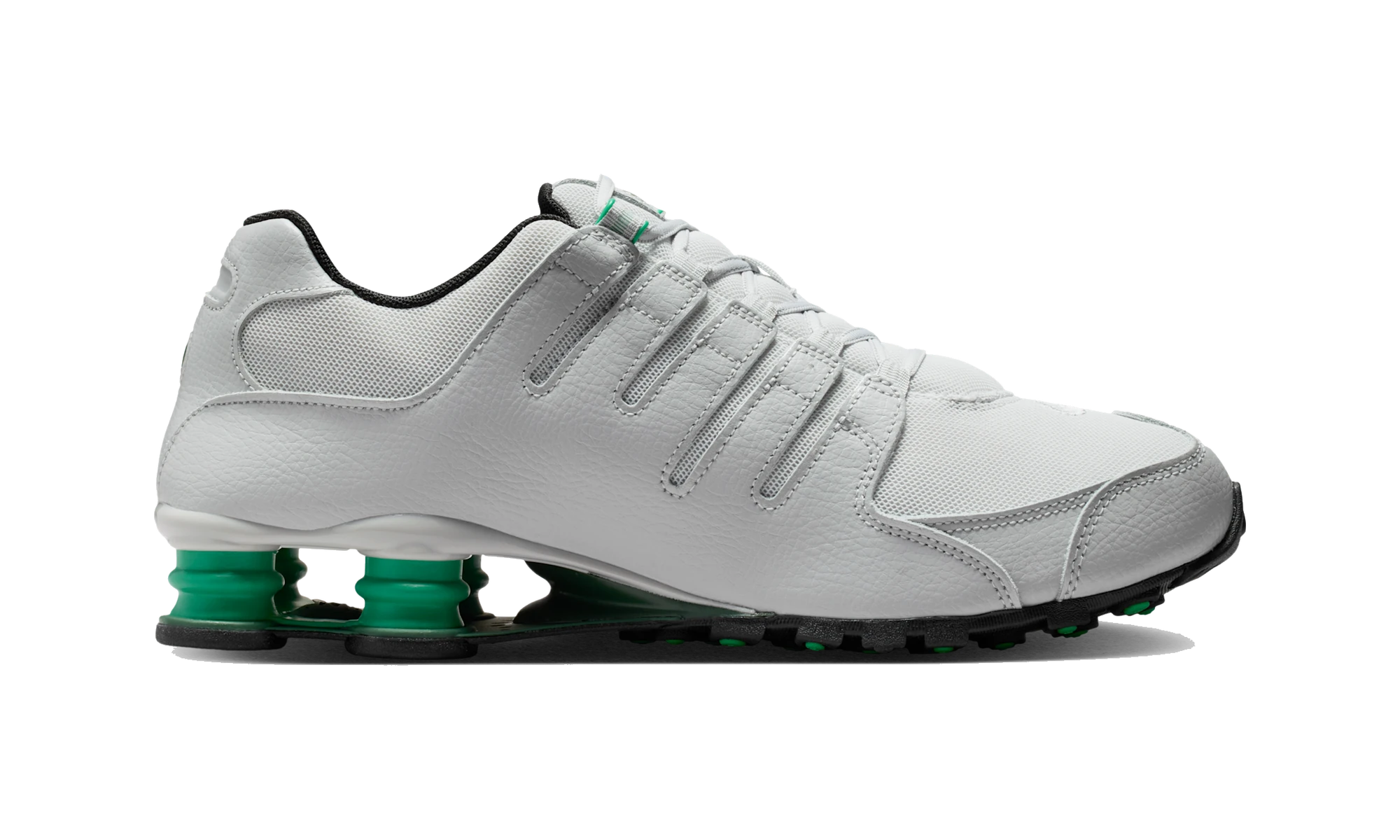 Nike Shox NZ Grey Fog Stadium Green Black