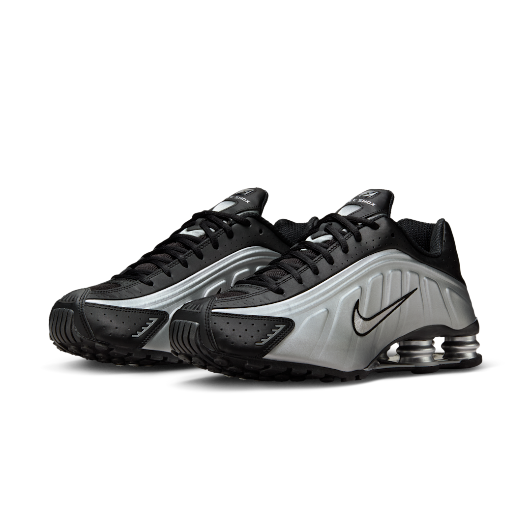 Nike Shox R4 Metallic Silver Black