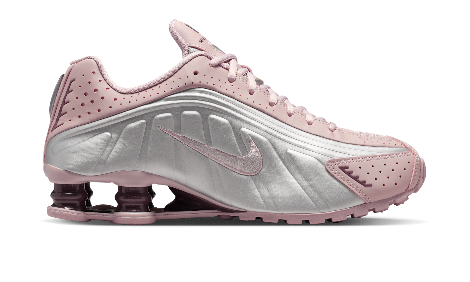 Nike Shox R4 Particle Rose Tattoo Silver
