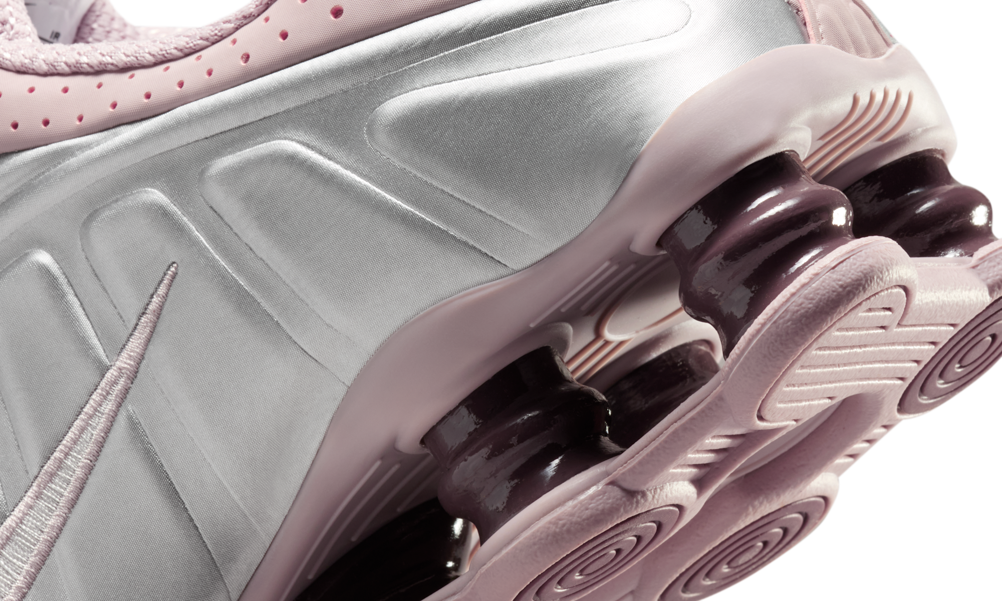 Nike Shox R4 Particle Rose Tattoo Silver