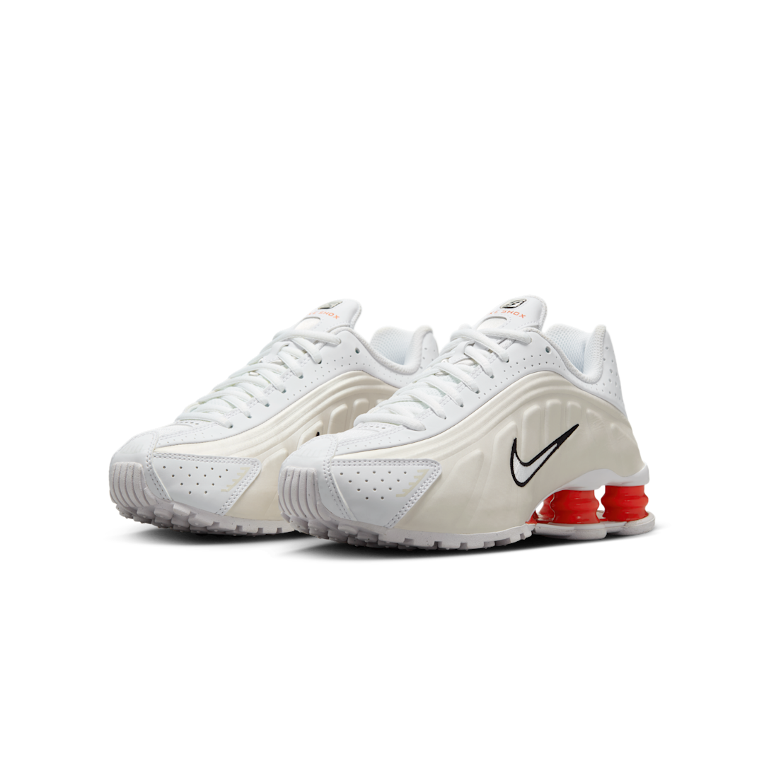 Nike Shox R4 White Phantom Picante Red
