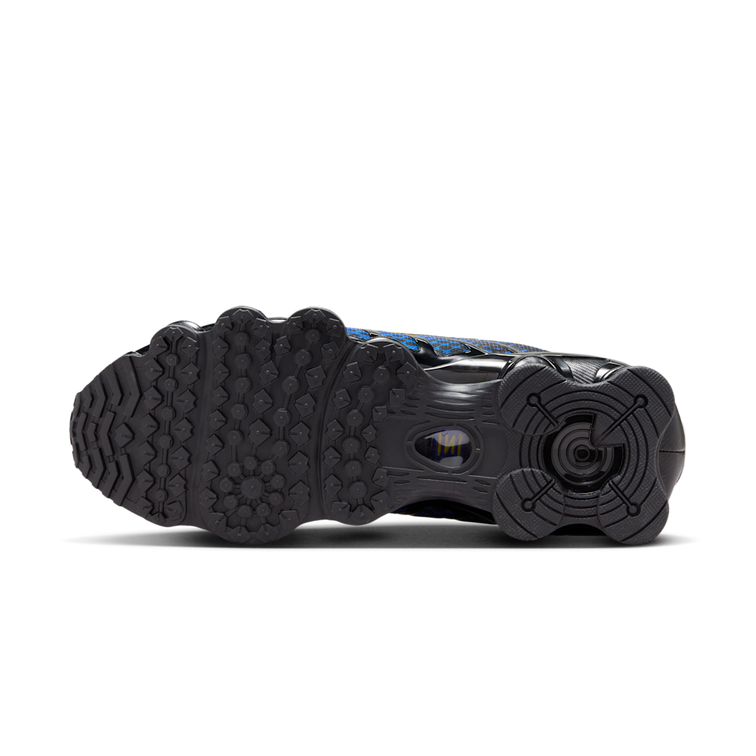 Nike Shox TL Black Lyon Blue Varsity Maize, Black/Metallic Silver/Lyon Blue/Varsity Maize (IB7670-001)