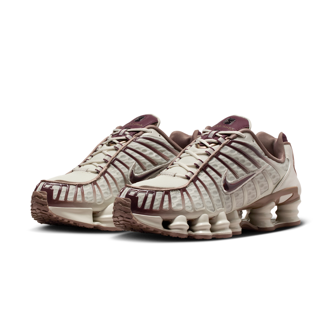Nike Shox TL Light Bone Burgundy Crush