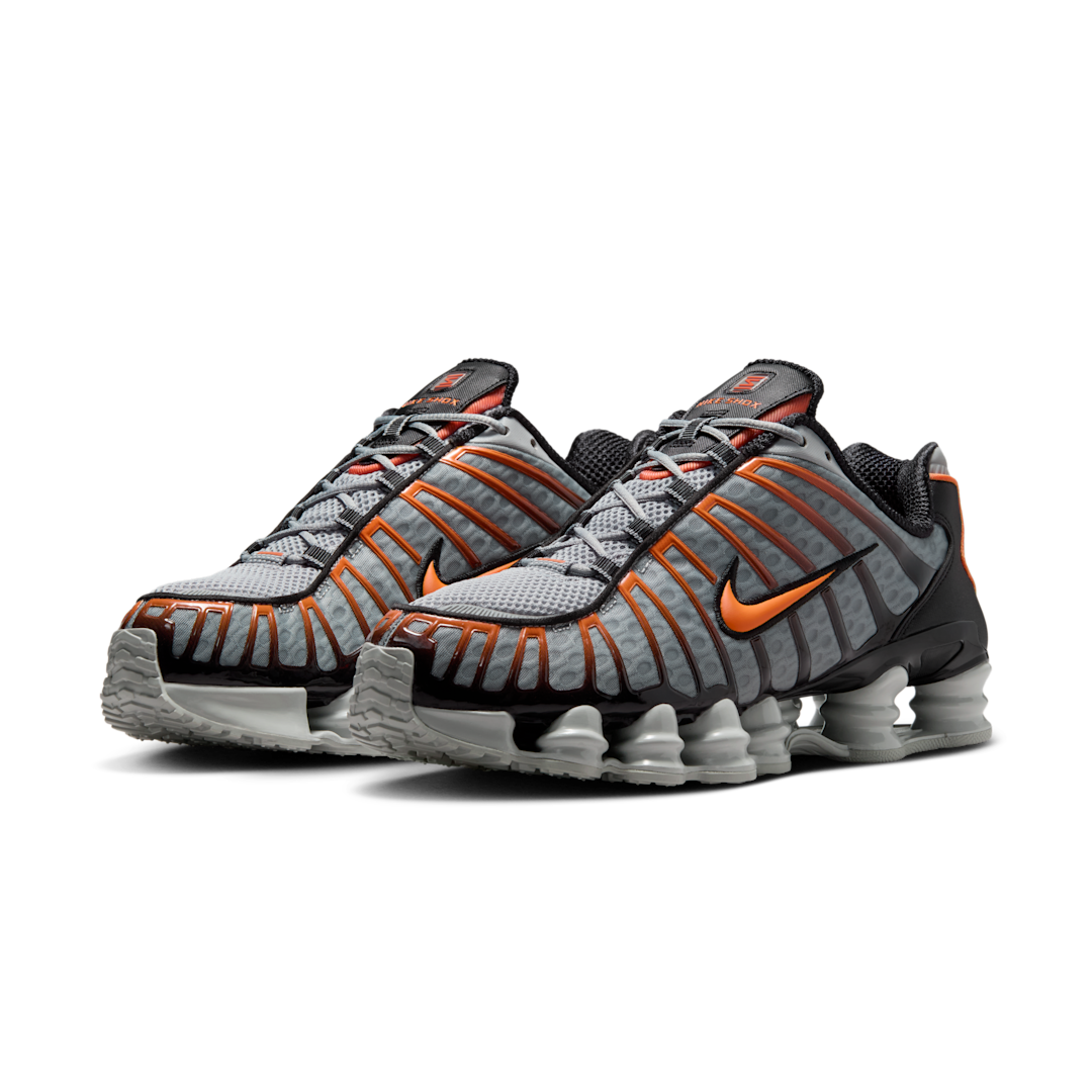 Nike Shox TL Light Smoke Grey Black Bright Mandarin