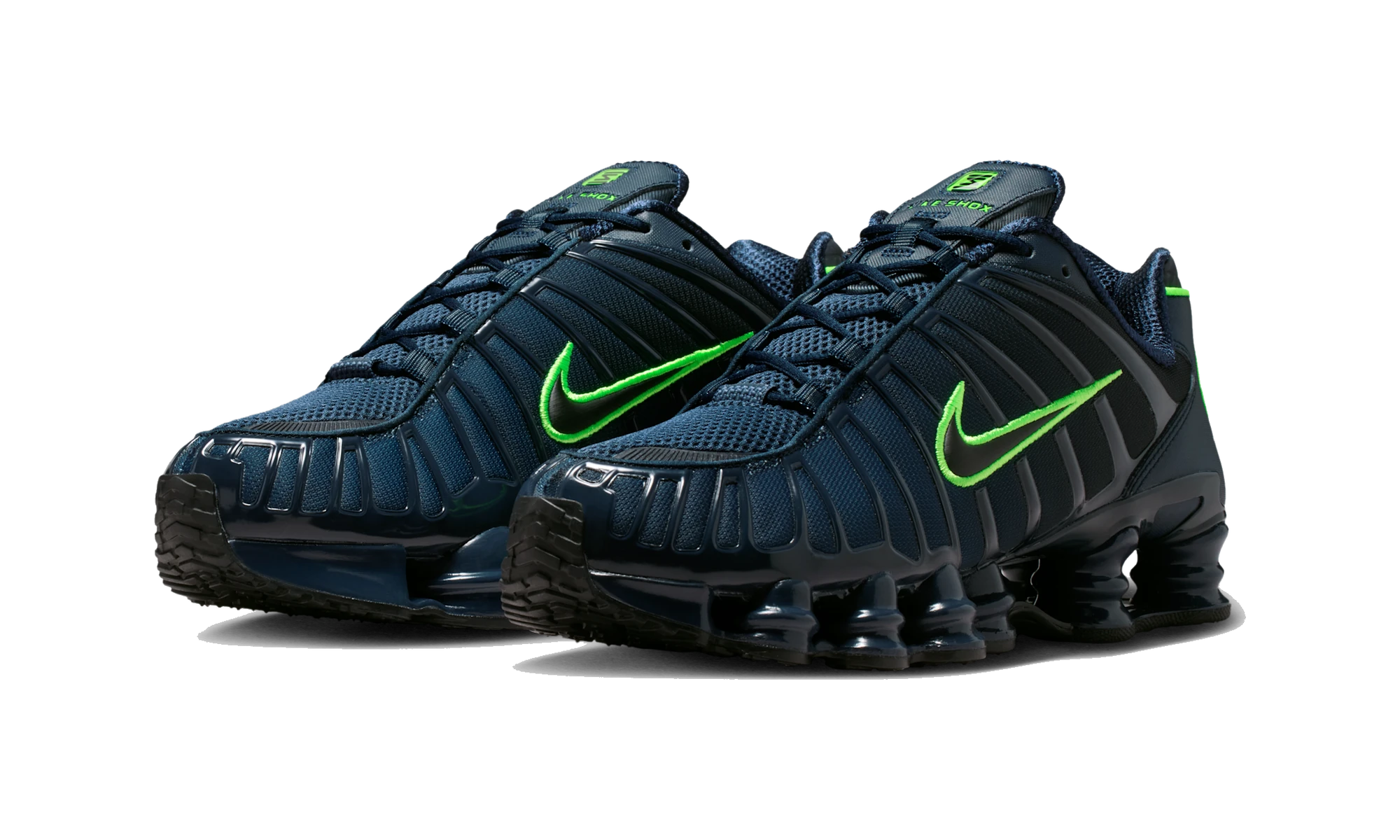 Nike Shox TL Thunder Blue Green Strike