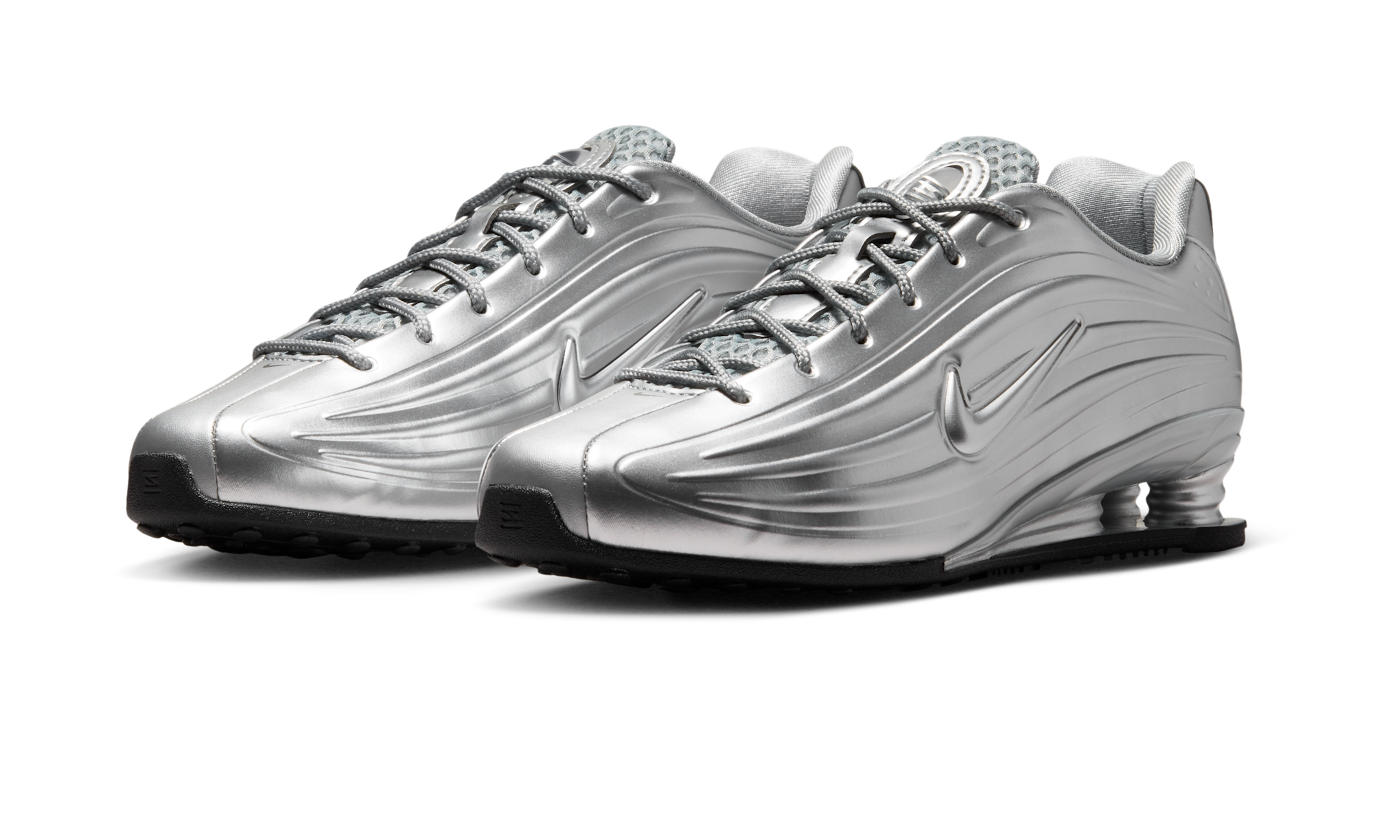 Nike Shox Z Metallic Silver Black
