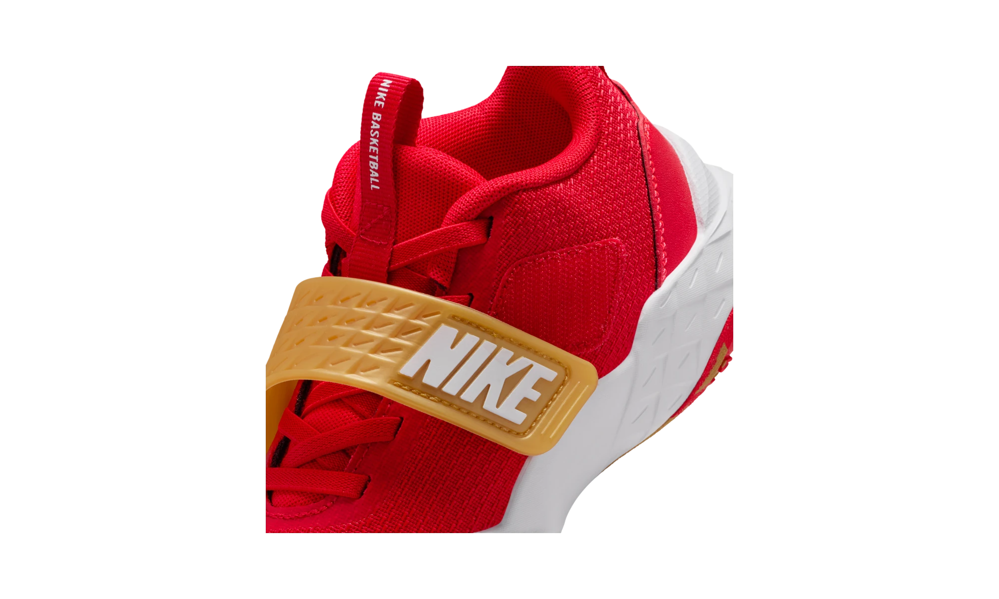 Nike Team Hustle D 12 University Red Metallic Gold (PS)