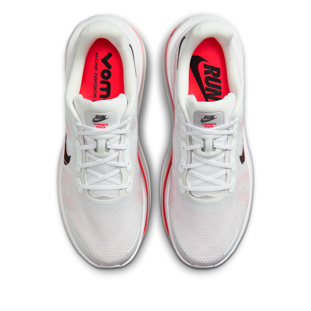Nike Vomero Premium White Bright Crimson - Sneak