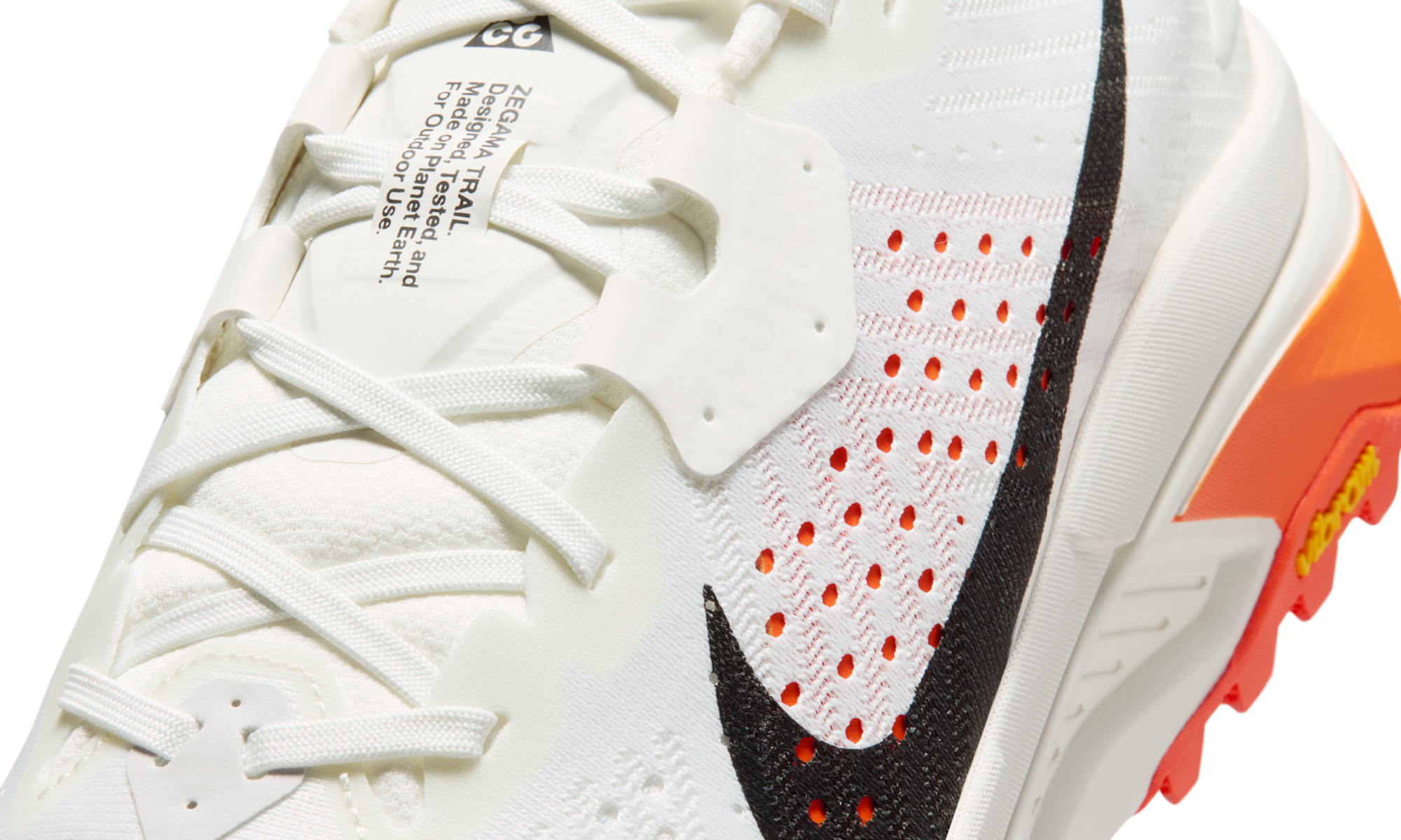Nike ZoomX ACG Zegama Summit White Safety Orange Black