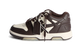 OFF-WHITE Out Of Office OOO Low Tops Chocolate White