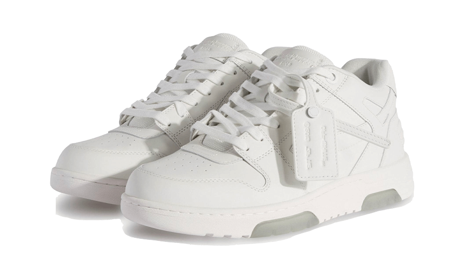 OFF-WHITE Out Of Office OOO Low Tops Triple White
