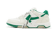 OFF-WHITE Out Of Office "OOO" Low Tops Jet Green Ecru Suede