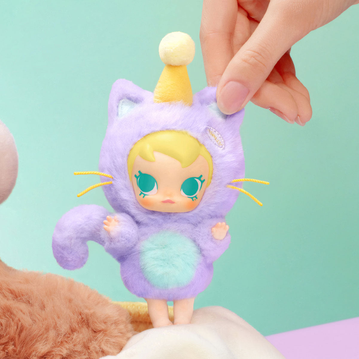Pop Mart Baby Molly Pocket Friends Series Vinyl Plush Pendant Blind Box
