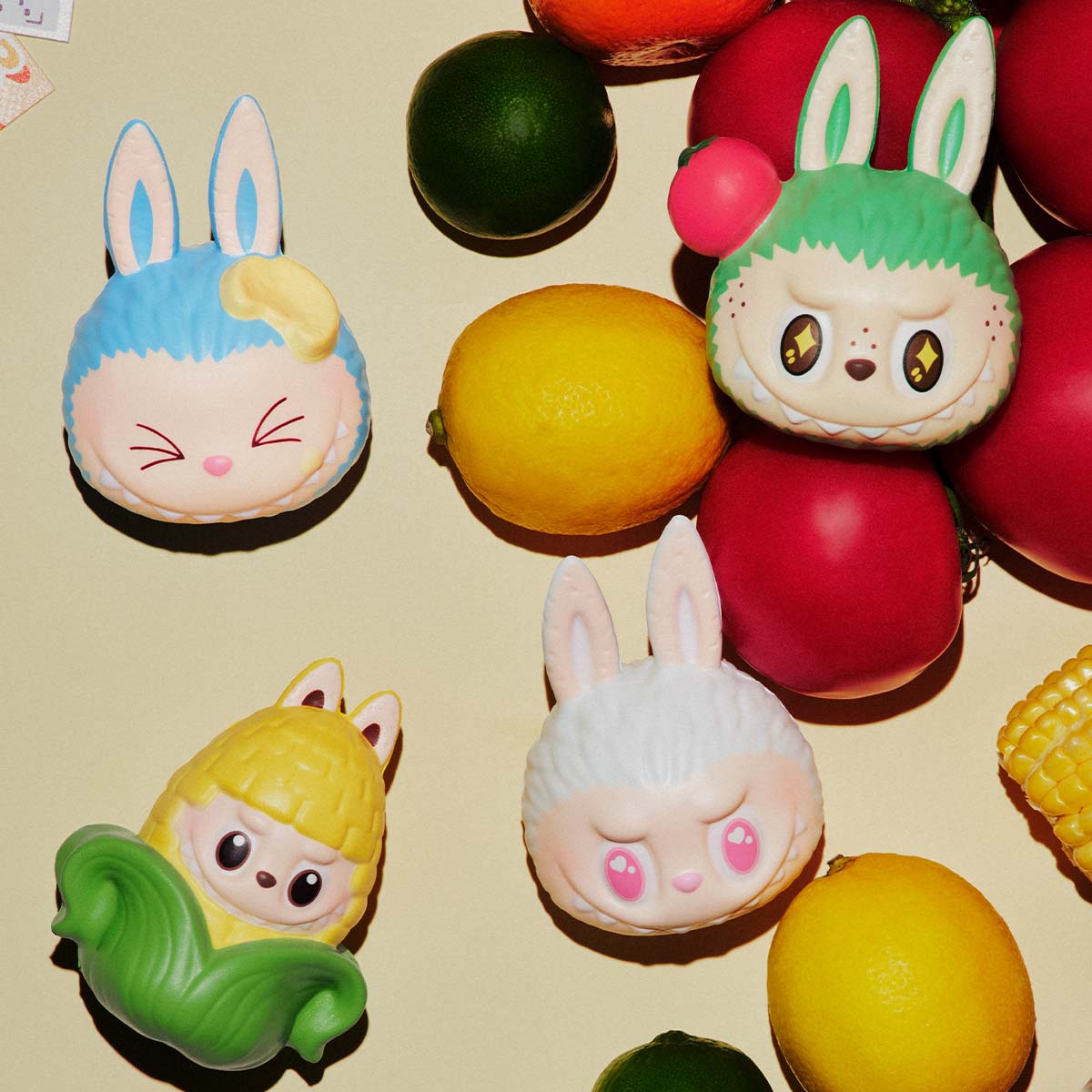Pop Mart Labubu The Monsters Wacky Mart Series Squishy Charm Blind Box