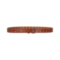 Saint Laurent Leather Belt Brown