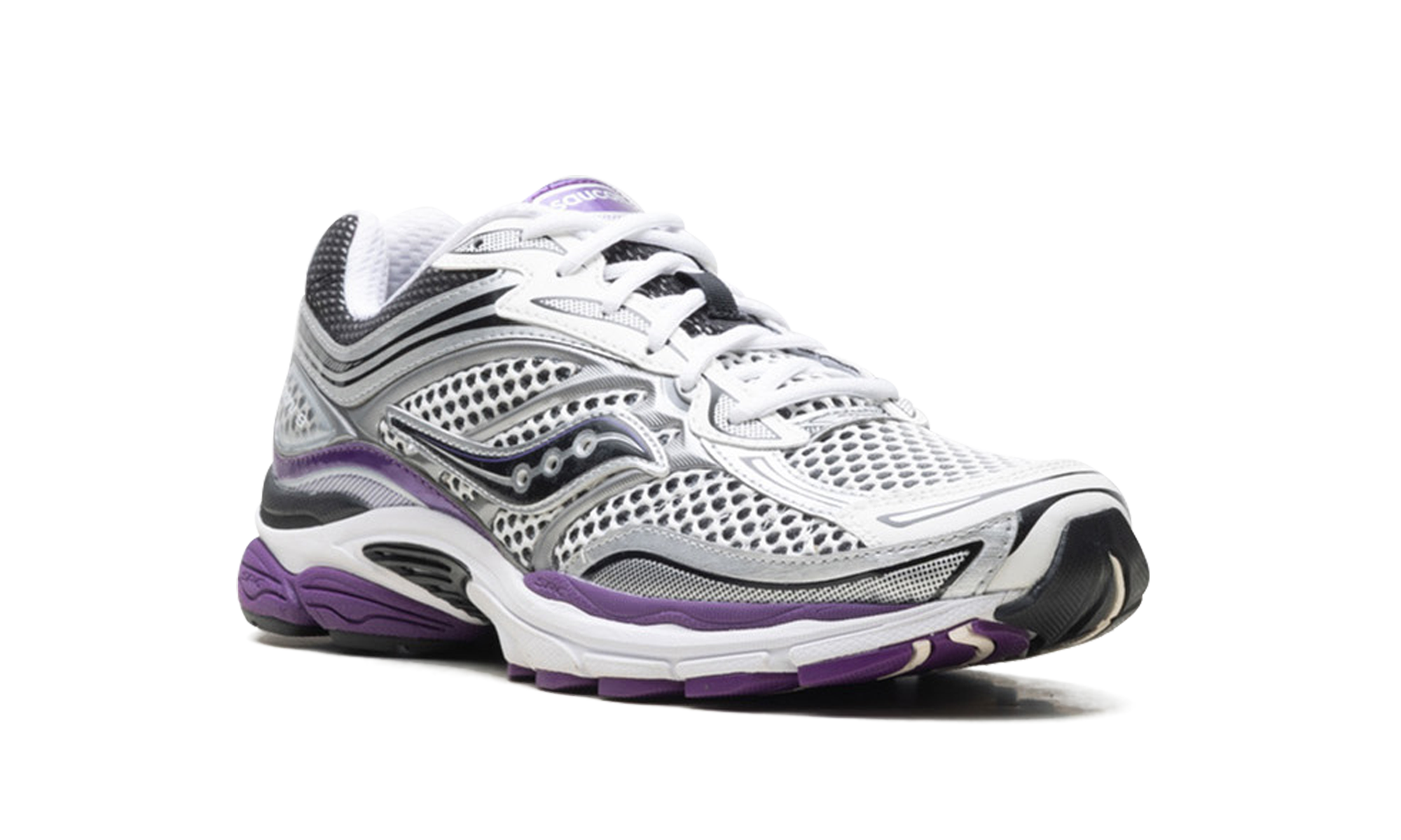 Saucony ProGrid Omni 9 White Black Silver Purple