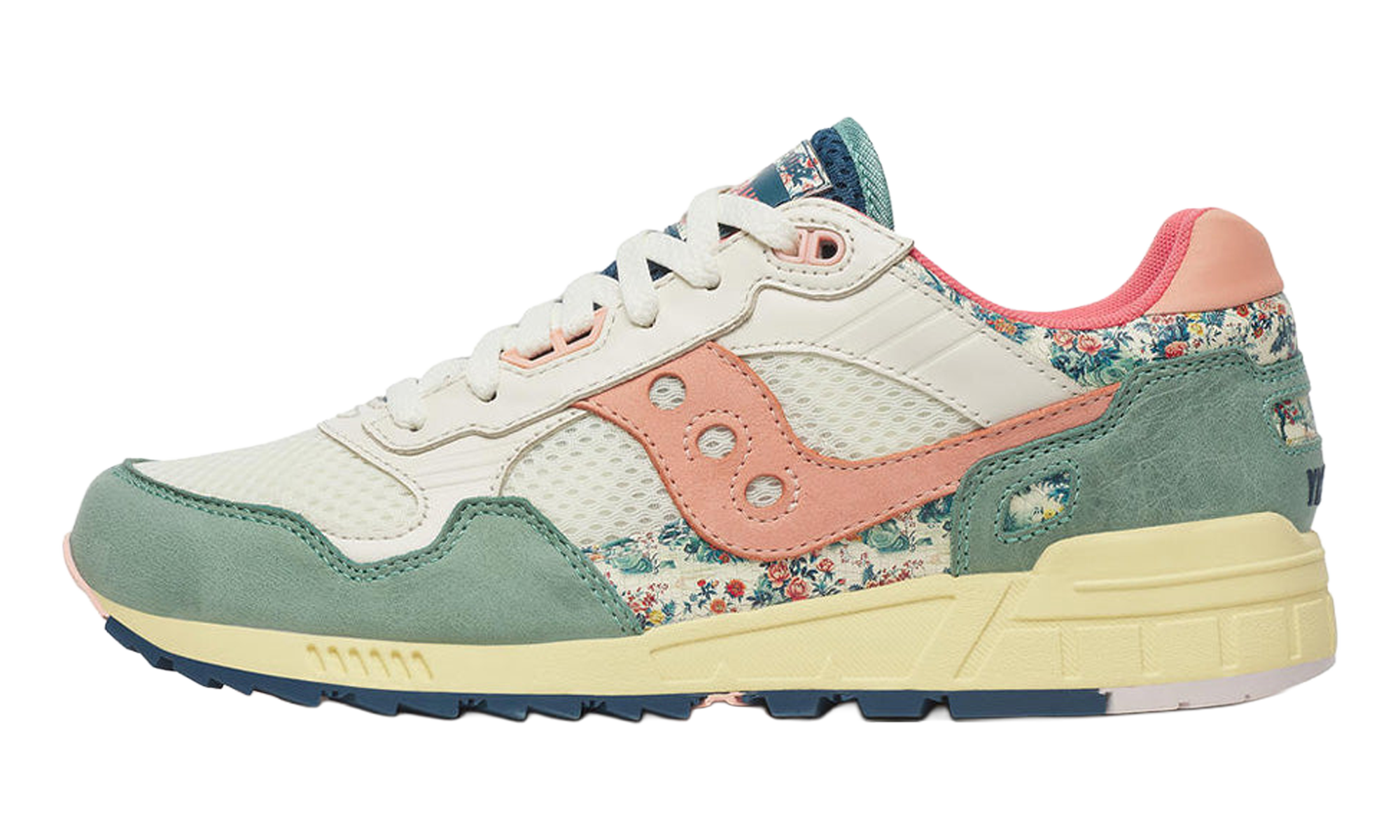 Saucony Shadow 5000 Floral Beige Blue