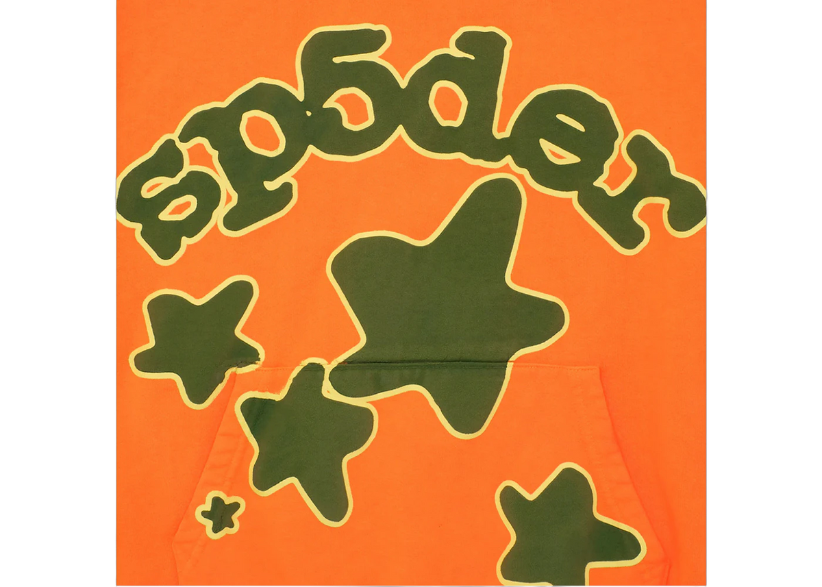 Sp5der Beluga Hoodie Orange